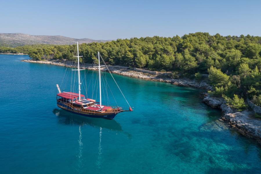 Vollcharter Kreuzfahrt mit Gulet Tango mit Ermässigung