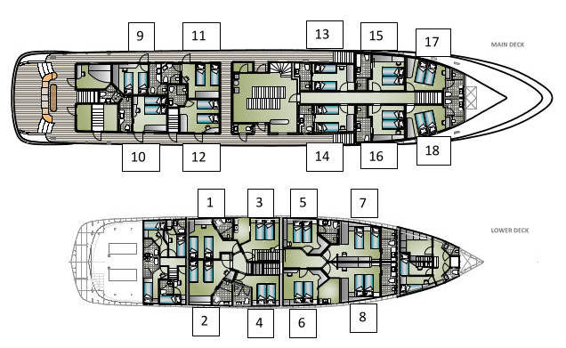 swallow deckplan